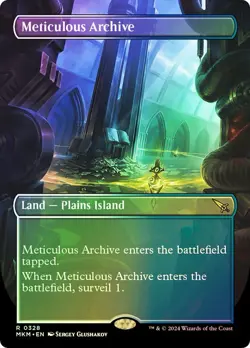 MTG x1 FOIL METICULOUS ARCHIVE Murders at Karlov Manor MKM Borderless #328 Magic - Image 1