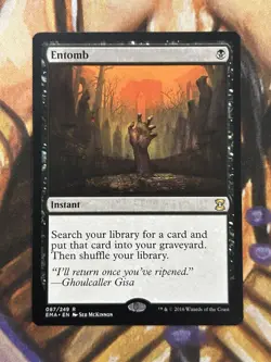 Entomb 087/249 (Regular) MTG Eternal Masters EMA English - NM/Mint 🪦 - Image 1