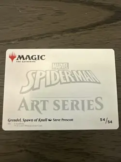 Grendel, Spawn of Knull Art Card Art Series 54/54 MTG Marvel's Spider-Man ASSPM - Image 2