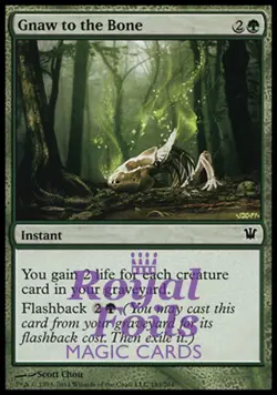 Gnaw to the Bone 1x FOIL ISD MTG Innistrad Common MINT green - Image 1