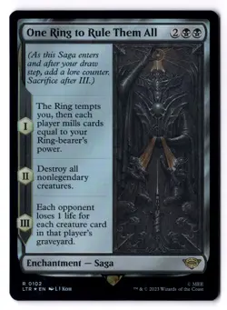 One Ring To Rule The All NM* FOIL The Lord Of The Rings 0102 mtg -UnltdCards - Image 1