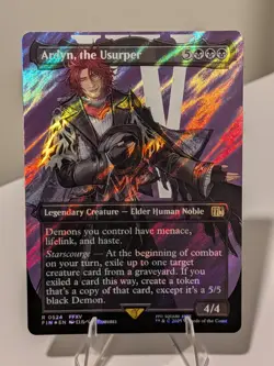 Ardyn, the Usurper (0524) (Borderless SURGE FOIL) Final Fantasy MTG (NM) - Image 1