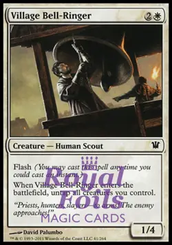 Village Bell-Ringer 1x FOIL ISD MTG Innistrad Common MINT white - Image 1