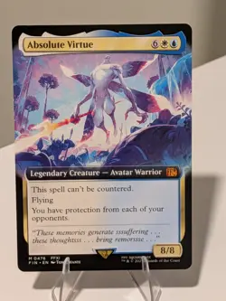 Absolute Virtue Extended Art Regular: Final Fantasy MTG (NM) - Image 1