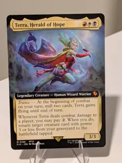 Terra, Herald of Hope Extended Art Regular: Final Fantasy MTG (NM) - Image 1