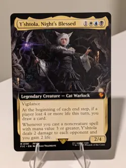 Y'shtola, Night's Blessed Extended Art Regular: Final Fantasy MTG (NM) - Image 1