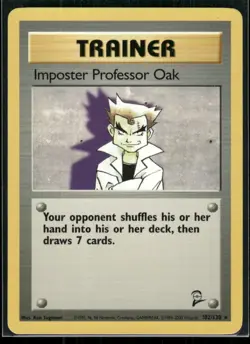 Pokemon Base Set #073/102 Imposter Professor Oak Rare - Image 1