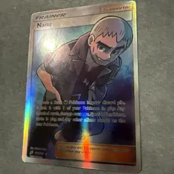 Nanu (Full Art) 179/181 Sun & Moon Team Up Pokemon Holo Foil Rare Nice! - Image 2