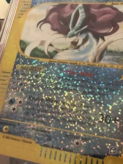 PSA 7 2003 POKEMON AQUAPOLIS BOX TOPPER #8 SUICUNE PROMO JUMBO - Image 2