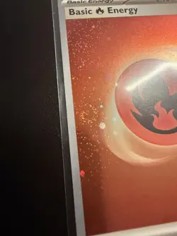 Basic Fire Energy 002 - Pokemon 151 - HD Cosmos Holo HD Swirl - Image 4