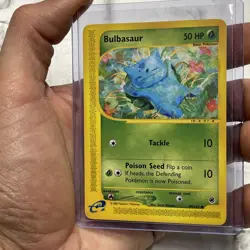 Pokemon TCG Card - Bulbasaur 94/165 Expedition Base Set Common LP+ Vintage Vtg - Image 2