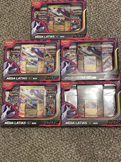 Pokemon MEGA LATIAS EX Collection Box Factory Sealed 5 Box Lot - Image 2