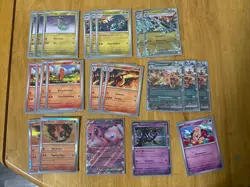 Complete Pokemon Dragapult Ex W/ Charizard Ex Deck Pokemon TCG Competitive Meta - Image 1