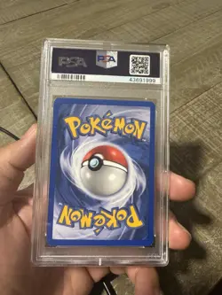 2003 POKEMON EX SANDSTORM #99 TYPHLOSION EX-HOLO PSA 8 - Image 2