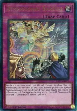Yugioh! HP Dimensional Barrier - RA01-EN072 - Prismatic Ultimate Rare - 1st Edit - Image 1