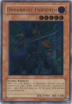 Yugioh! HP Darknight Parshath - PTDN-EN082 - Ultimate Rare - Unlimited Edition H - Image 1