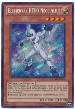 Yugioh! HP Elemental HERO Neos Alius - RYMP-EN010 - Secret Rare - Unlimited Edit - Image 1