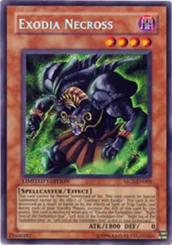 Yugioh! HP Exodia Necross - MC2-EN003 - Secret Rare - Limited Edition Heavily Pl - Image 1
