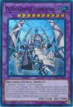 Yugioh! HP El Shaddoll Shekhinaga - SDSH-EN048 - Super Rare - 1st Edition Heavil - Image 1