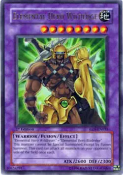 Yugioh! HP Elemental Hero Wildedge - EEN-EN035 - Ultra Rare - Unlimited Edition - Image 1