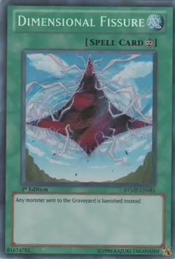 Yugioh! HP Dimensional Fissure - RYMP-EN081 - Secret Rare - 1st Edition Heavily - Image 1