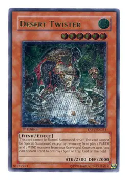 Yugioh! HP Desert Twister - TAEV-EN034 - Ultimate Rare - 1st Edition Heavily Pla - Image 1