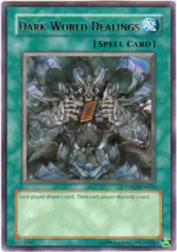 Yugioh! HP Dark World Dealings - CP07-EN010 - Rare - Unlimited Edition Heavily P - Image 1