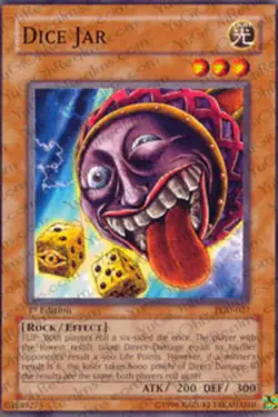 Yugioh! HP Dice Jar - PGD-027 - Common - 1st Edition Heavily Played, English - Image 1