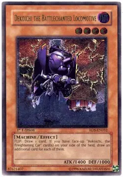Yugioh! HP Dekoichi the Battlechanted Locomotive RDS-EN032 Ultimate Rare 1st Edi - Image 1