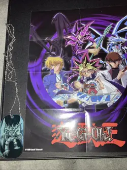 Yugioh 1996 Obelisk the Tormentor Dog Tag With Poster - Image 4
