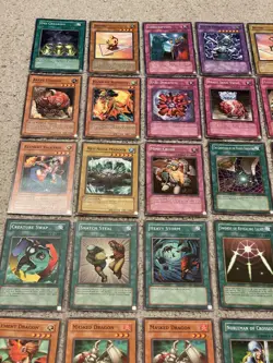 Yugioh Card Lot of 47 Played Condition Unlimited Yu-Gi-Oh! CRV, FET, SOD, SD1 - Image 2