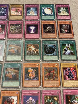 Yugioh Card Lot of 47 Played Condition Unlimited Yu-Gi-Oh! CRV, FET, SOD, SD1 - Image 3