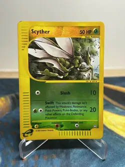 Scyther 106/147 Aquapolis Reverse Holo E Reader Series Pokemon Card HP - Image 1