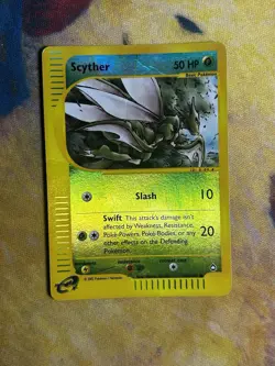 Scyther 106/147 Aquapolis Reverse Holo E Reader Series Pokemon Card HP - Image 2