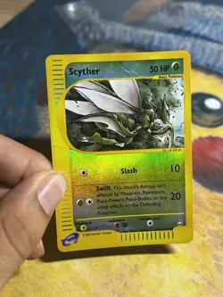 Scyther 106/147 Aquapolis Reverse Holo E Reader Series Pokemon Card HP - Image 3