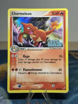 Charmeleon 29/100 Ex Crystal Guardians Reverse Holo Foil Stamped Pokemon Card HP - Image 1