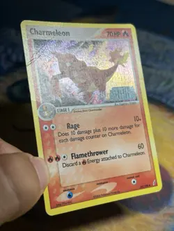 Charmeleon 29/100 Ex Crystal Guardians Reverse Holo Foil Stamped Pokemon Card HP - Image 4