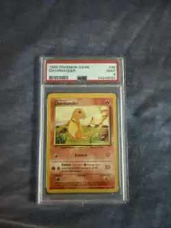 1999 Chamander Base Set 1st Edition Pokemon Card PSA 9 - Image 1