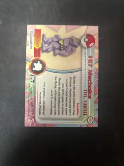 Pokemon Card - Machoke #67 - Topps Series 1 - Black Logo - Image 2
