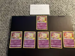 Pokemon Mew TCG Holo Rare Card Celebrations 011/025 25th Anniversary 2021 - Image 1