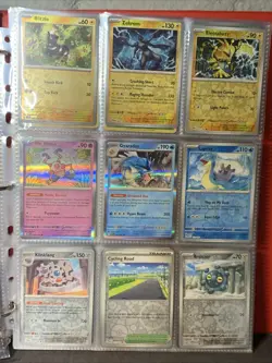Binder Lot of 144 Pokemon Cards Rare, Holo, Reverse Holo Evolving Skies, 151, SV - Image 2