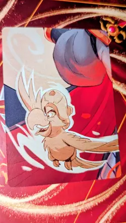 Iago The Parrot From Aladdin Art Card As Part of The Reign of Jafar Set. #1 - Image 1