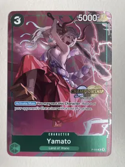 Yamato (CS 2023 Celebration Pack) P-008 One Piece Promotion Cards Foil Nm - Image 1