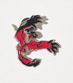 Official Pokemon Yveltal Enamel Hat Pin Lapel TCG Card Game 2016 - Image 1
