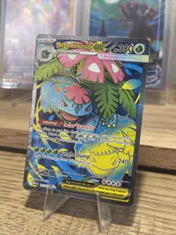 Mega Venusaur EX 155/132 Mega Evolution ENG Pokemon TCG Card NM Ultra Rare FA - Image 2