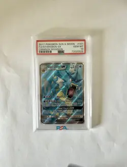 PSA 10 Gyarados GX 101/111 Full Art Crimson Invasion Pokemon Card - Image 3