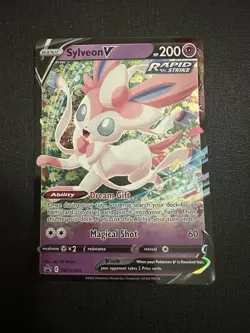 Pokemon Sylveon V SWSH202 SWSH: Sword & Shield Promo Cards Holo NM - Image 1
