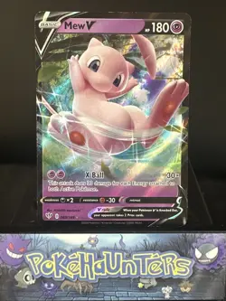 Pokemon Card Mew V 069/189 Darkness Ablaze Half Art Near Mint - Image 1