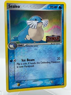 Sealeo 37/108 EX Power Keepers Reverse Holo Stamped Vintage Pokemon TCG Card - Image 2