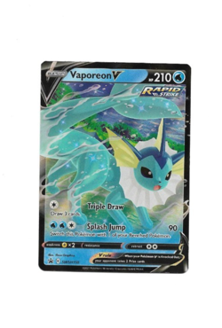 Pokemon TCG Vaporeon V SWSH150 Black Star Promo Foil Card NM - Image 1